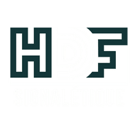 Logo HDF Signalétique, entreprise de signalétique cliente d'E.A.S.I.