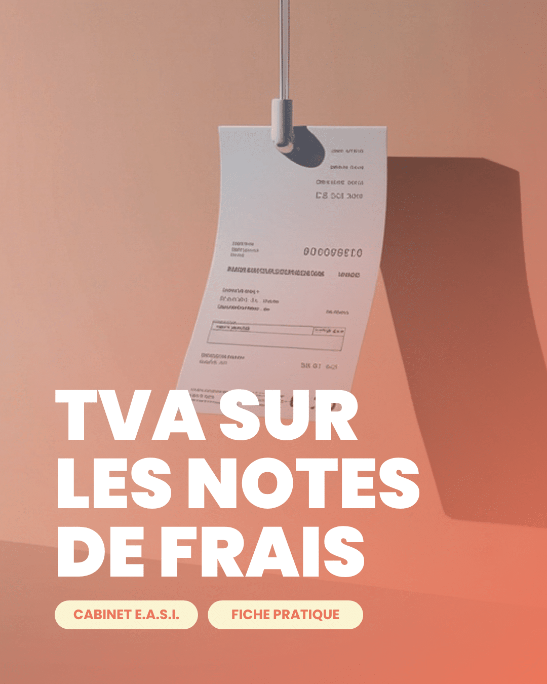 Dirigeant vérifiant la TVA récupérable sur ses notes de frais